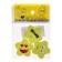 A set of curly eraser "Smile", 3 pieces, in a blister, mix