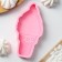 Mold "Morozhenka", silicone, 15 × 7.5 × 2 cm, pink color