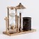 Sanding clock "Street flashlight", backlight, organizer for the office, 6.5 x 15.5 x 14.5 cm