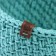 Baby basket, 16 x 7.5 cm, mint, cotton