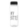 Water bottle, 500 ml, My Bottle, 19 x 6 cm, bag included, mix