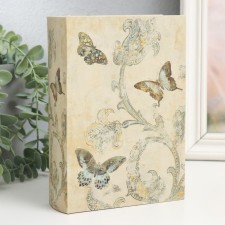 Broke-book wood, leatherette 