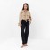 Women's shirt with ribbons MIST, size 42, beige
