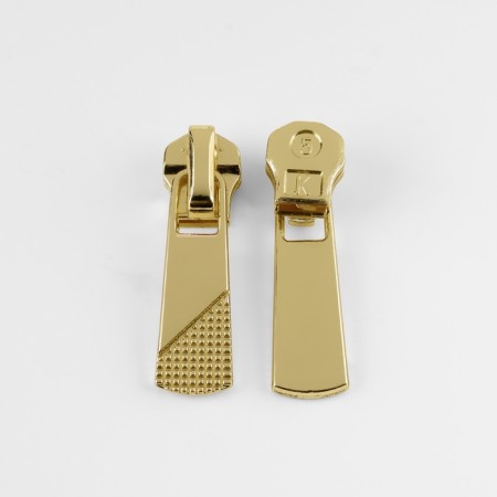 Automatic lock for metal zippers, No. 5, 10 pcs, the color of the gold-1