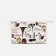 Lightning cosmetic bag, beige color
