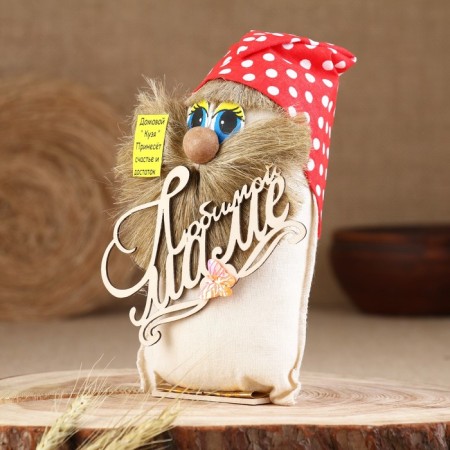Domovynok "Beloved Mom", in a cap, 18 cm, Lenon-2