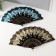 Fan h = 14 cm "Roy butterflies" mix