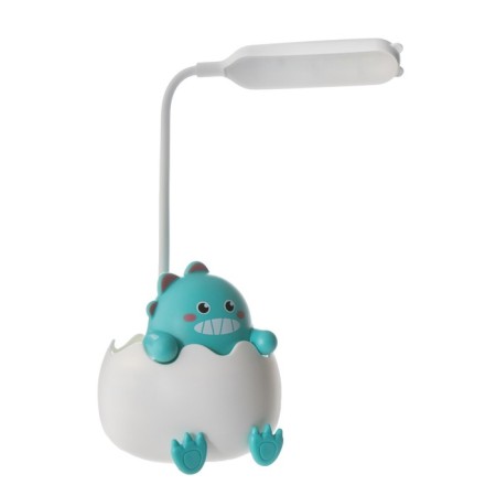 Lamp "Dinosaurus" LED 3W USB battery white-green 8x10x30 cm Risalux-12