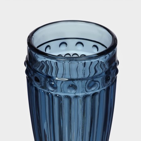 A glass of glass for champagne Bosphorus, 180 ml, 7 × 20 cm, blue color-3