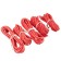 A set of auto pipelines Rexant "Assorted" red, 0.50 x 5 m; 0.75 x 5 m; 1.50 x 3 m; 2.50 x 2 m
