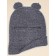 Children's hat, size 48-50, gray color