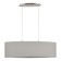 Suspended EVOLUCE lamp. Sle300533-03. Brescia. 3x40 watts, E27, 75x22x22 cm, Nickel color