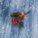 Decor "Winter Dreams" Berries Bow, 13 cm