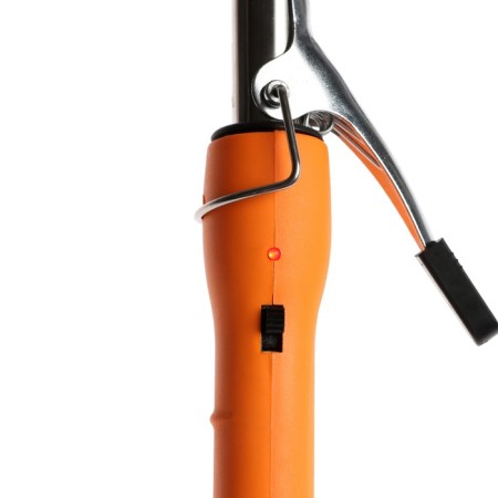 The curling iron Luazon LW-15, 12 W, aluminum coating, D = 16 mm, 180 ° C, orange-2