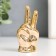 Souvenir Ceramics "Hand - Peace" Gold 4x2.7x7.5 cm