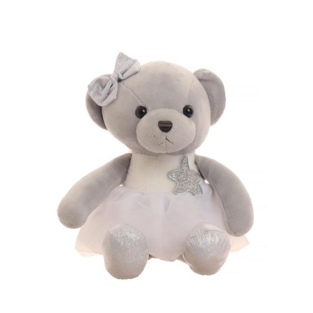 Soft toy "Bear with a star", color mix