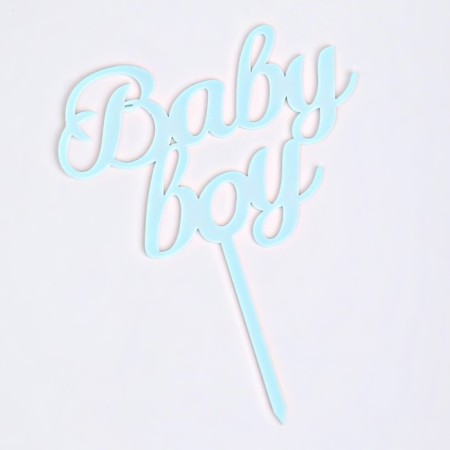 Topper "Baby Boy", lightly blue, give beautifully-4