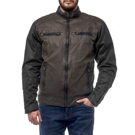 Tango Wax jacket, olive, black, 4xl