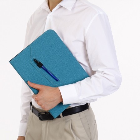 Folder for documents, A4, turquoise color-3