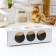A set of ceramic curams "esthete", 3 subjects: 280 ml, white color
