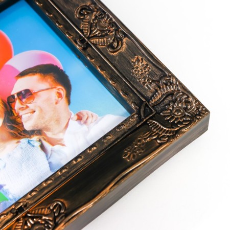 Platinum multiplite collage in 8 photos 10x15 cm, black with gold-2