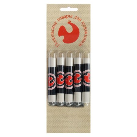 White sauce, set 5 pieces (length65 ± 1 mm; diameter 10.5 ± 0.6 mm), in the blister
