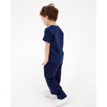 T-shirt KAFTAN "BASIC Line" R.32 (110-116), Indigo-2