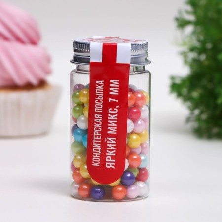 Sprinking confectionery "Bright mix", 7 mm, 50 g-1