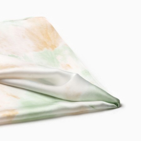 Women's scarf, dairy color, size 70x70 cm-1