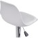 Soft Soft Metal/ABS-plastic stool/eco-leather, chrome/white 38x38x82 cm