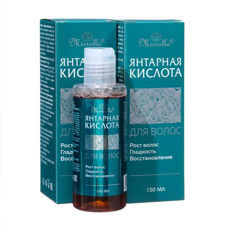 Amber hair for hair "Mirroll", 2 pcs 150 ml-1