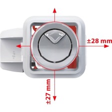 Alcaplast 1/2 reinforcement for washing tanks, double with a button