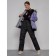Ski jacket female winter, size 42, purple color