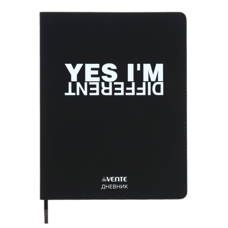 Universal diary for grade 1-11 YES I’M Different, integral cover, artificial leather, silk-screen printing, liesse, 80 g/m2