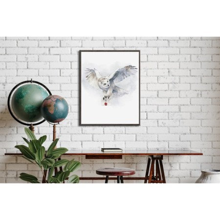 Reproduction of the painting "Postal owl", 40x50, frame (20-008d)-4