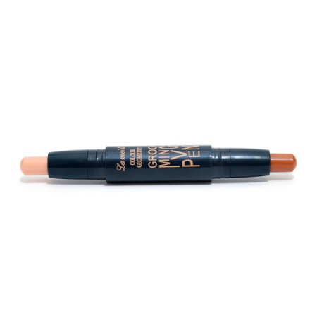 Cont around the face for a double: Contour and highlighter-4