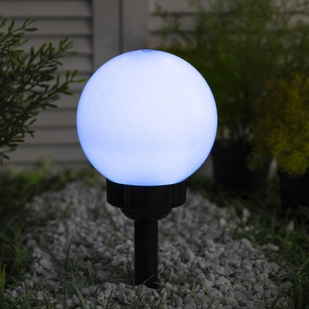 Garden lamp on the solar battery "Middle Shar", 15 × 38 × 15 cm, 4 LED, glow white