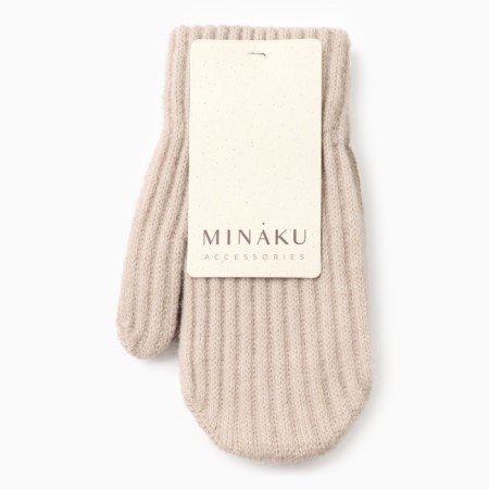 Baby mittens Minaku, col. Beige 18 cm-3