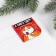 New Year. Magnetic bookmarks in the postcard “C NG, shorter”, 4 pcs