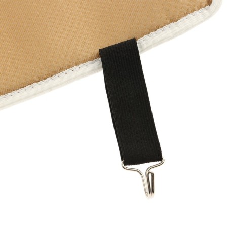 Kitting in the front seat, natural wool, short pile, white-10