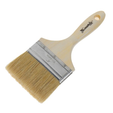 Brush flat mactrix euros, 100 mm, handle wood, natural bristles