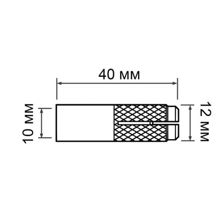 Anker Steelrex, clogged, steel, galvanized, M10x40 mm, 50 pcs-1