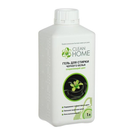 Clean Home washing liquid, gel, for black tissues, 1 liter-1