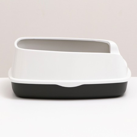 Aisha toilet with high side, 45 x 35 x 18.5 cm, gray-1
