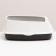 Aisha toilet with high side, 45 x 35 x 18.5 cm, gray