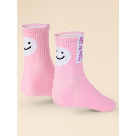 Nosk children, size 16-18, white, pink color, 2 pcs-5