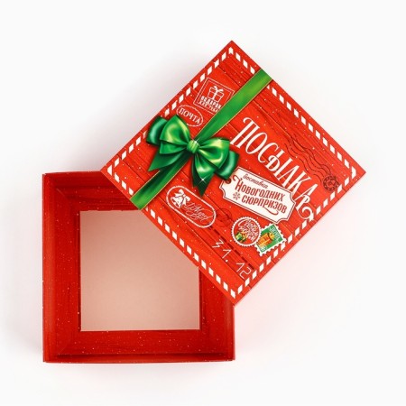 Box the national team "New Year's package", 14 x 14 x 8 cm, New Year-6
