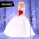 Carbonnic doll “Snow Princess Ksenia”, with an accessory, a red-white dress