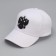 Men's cap "Coat of arms", white color, rr 56