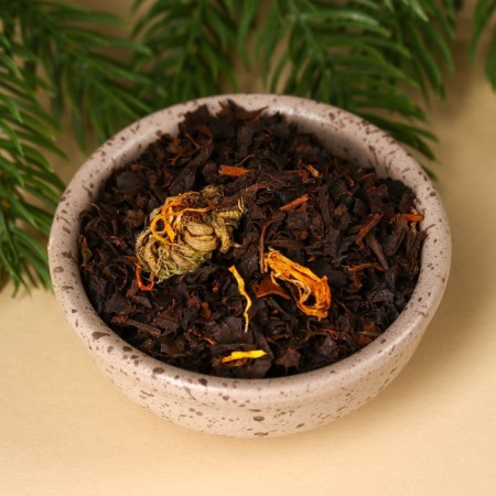 New Year! Black tea "New Year: for us with you" at a canbone, taste: orange, 60 g.-1